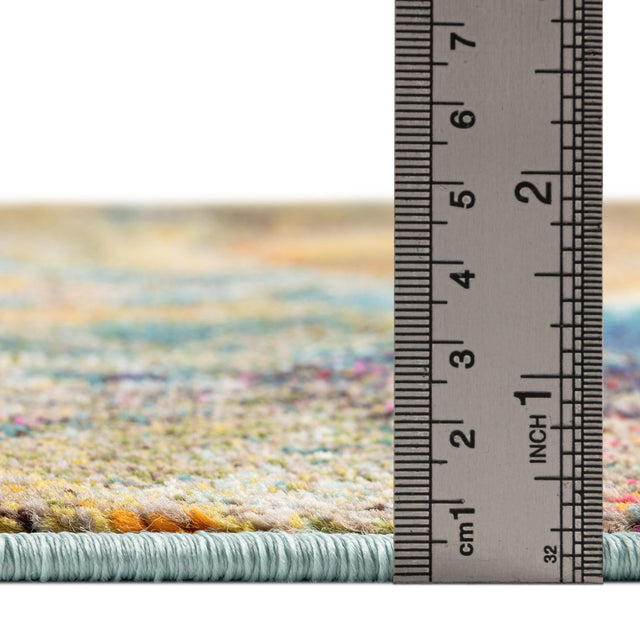 Multicolor 4' x 6' Haerfest Rectangle Area Rug Abstract Super Colorful Modern Vivid Carpet for Unique Interior Design Room Decorating for Sale at Rug Engine