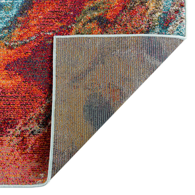 Multicolor 9' x 12' Haerfest Rectangle Area Rug Abstract Super Colorful Modern Vivid Carpet for Unique Interior Design Room Decorating for Sale at Rug Engine