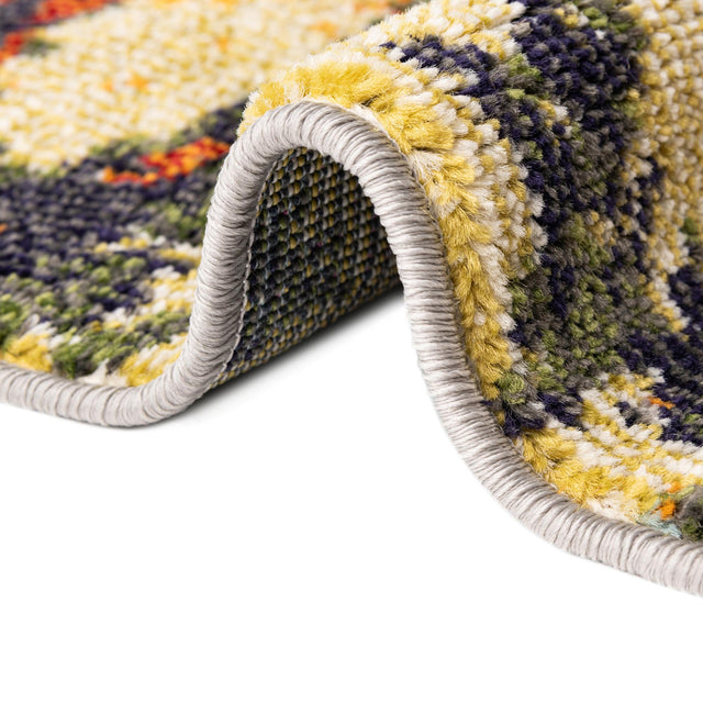 Brown 2' x 6' Haerfest Runner Area Rug Abstract Super Colorful Modern Vivid Carpet for Unique Interior Design Room Decorating for Sale at Rug Engine