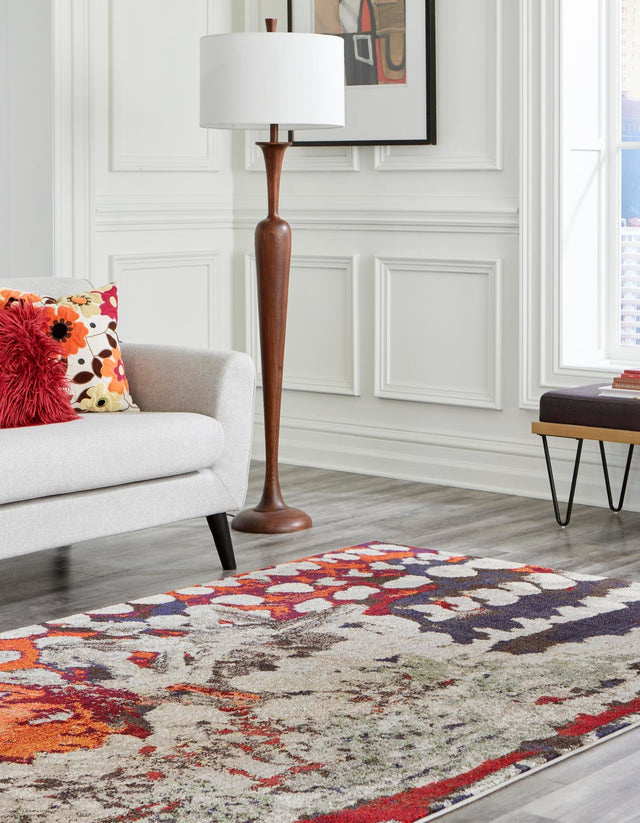Multicolor 2' x 3' Haerfest Rectangle Area Rug Abstract Super Colorful Modern Vivid Carpet for Unique Interior Design Room Decorating for Sale at Rug Engine