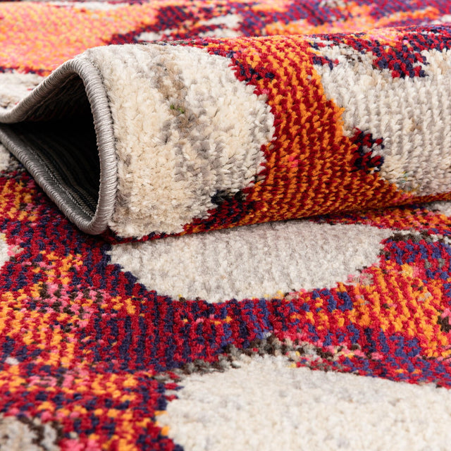 Multicolor 2' x 8' Haerfest Runner Area Rug Abstract Super Colorful Modern Vivid Carpet for Unique Interior Design Room Decorating for Sale at Rug Engine