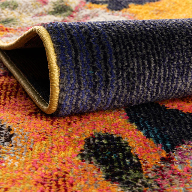 Yellow 4' x 6' Haerfest Rectangle Area Rug Abstract Super Colorful Modern Vivid Carpet for Unique Interior Design Room Decorating for Sale at Rug Engine
