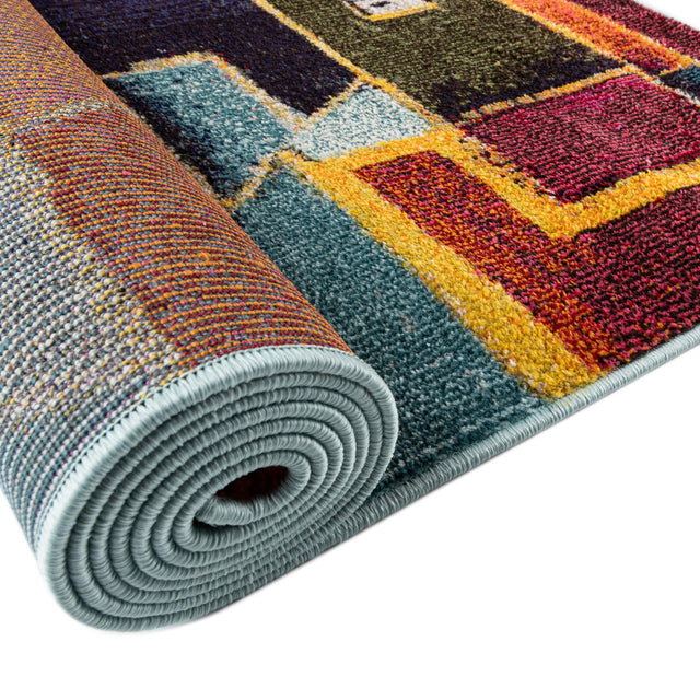 Multicolor 5' 3 x 8' Haerfest Rectangle Area Rug Abstract Super Colorful Modern Vivid Carpet for Unique Interior Design Room Decorating for Sale at Rug Engine
