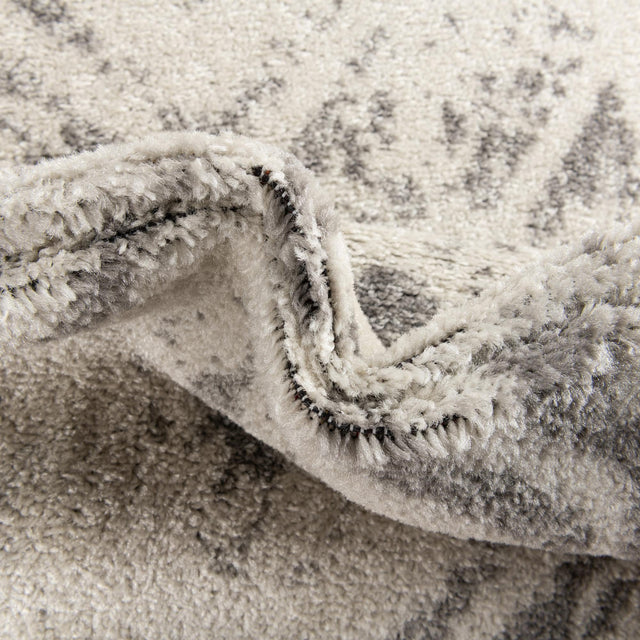 Ivory and Gray 2' x 5' 3 Lennon Runner Area Rug 100% Polypropylene Vintage Distressed Look Modern Contemporary Carpet for Home Decor for Sale at Rug Engine