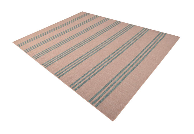 Pink and Aqua 7' 10 x 10' Jill Zarin Outdoor Rectangle Area Rug Weather Resistant for Patio, Deck, Terrace, Balcony, Porch Durable 100% Polypropylene Carpet for Outside for Sale at Rug Engine
