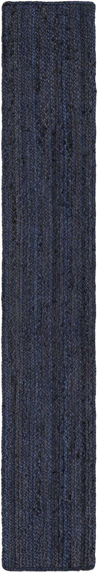Navy Blue 1' 2 x 8' Braided Jute Table Runner Area Rug Decorative Dining Room Kitchen All Natural Material Table Cover 100% Jute Hand Braided Natural Eco-Friendly Boho Style Carpet for Living Rooms Dining Office Space Dorms for Sale at Rug Engine