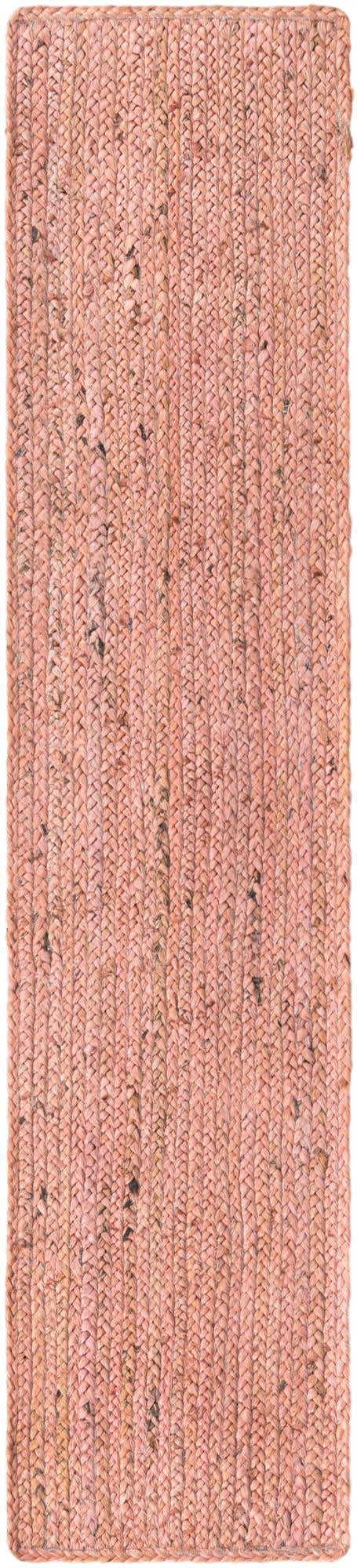 Light Pink 1' 2 x 6' 1 Braided Jute Table Runner Area Rug Decorative Dining Room Kitchen All Natural Material Table Cover 100% Jute Hand Braided Natural Eco-Friendly Boho Style Carpet for Living Rooms Dining Office Space Dorms for Sale at Rug Engine