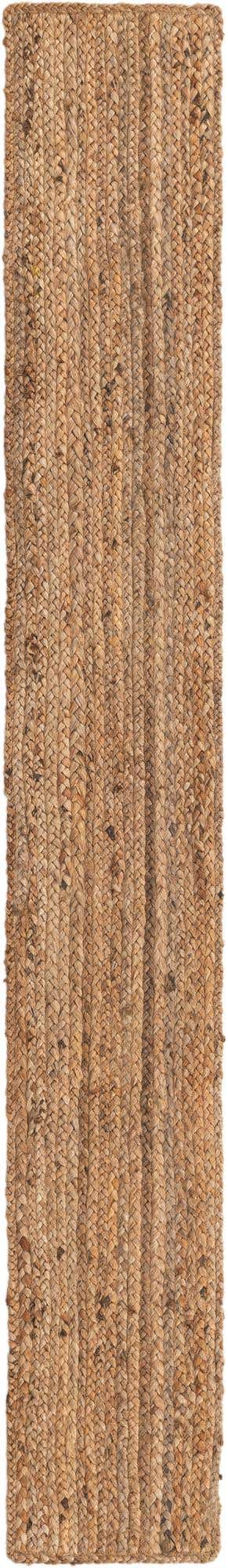 Natural 1' 2 x 8' Braided Jute Table Runner Area Rug Decorative Dining Room Kitchen All Natural Material Table Cover 100% Jute Hand Braided Natural Eco-Friendly Boho Style Carpet for Living Rooms Dining Office Space Dorms for Sale at Rug Engine