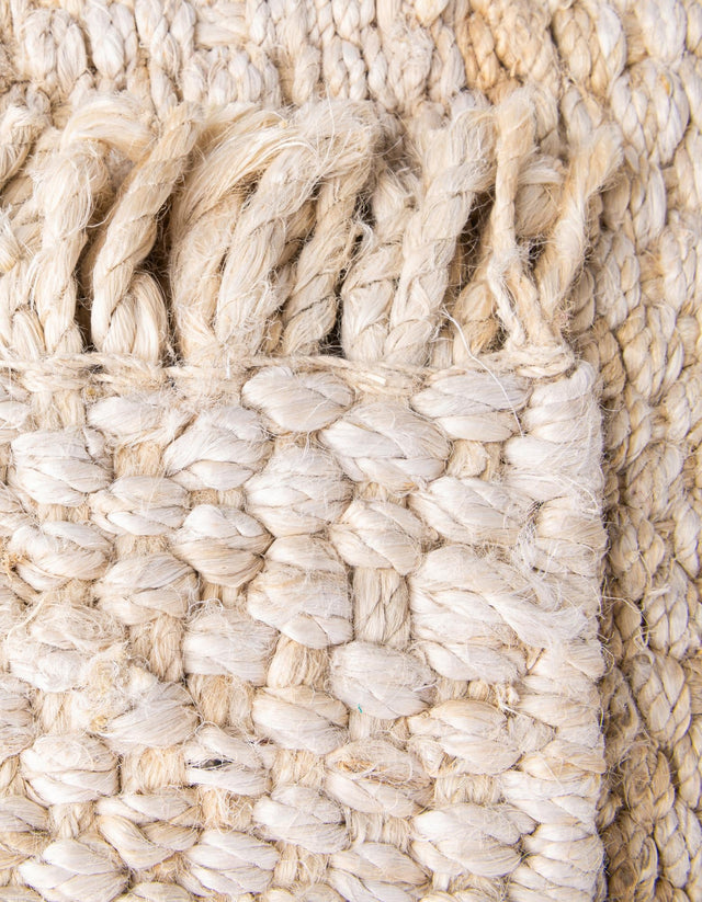 Ivory 1' 2 x 6' 1 Chunky Jute Table Runner Area Rug Decorative Dining Room Kitchen All Natural Material Table Cover 100% All Natural Jute Sustainable Eco-Friendly Carpet Mat for Natural Interior Design Homes for Sale at Rug Engine