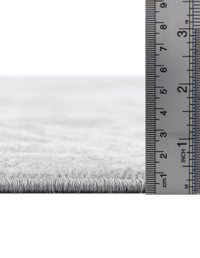 Dark Gray 5' 3 x 5' 3 Sofia Octagon Area Rug Durable Easy Clean Stain Resistant Unique Carpet for Affordable Interior Home Design for Sale at Rug Engine
