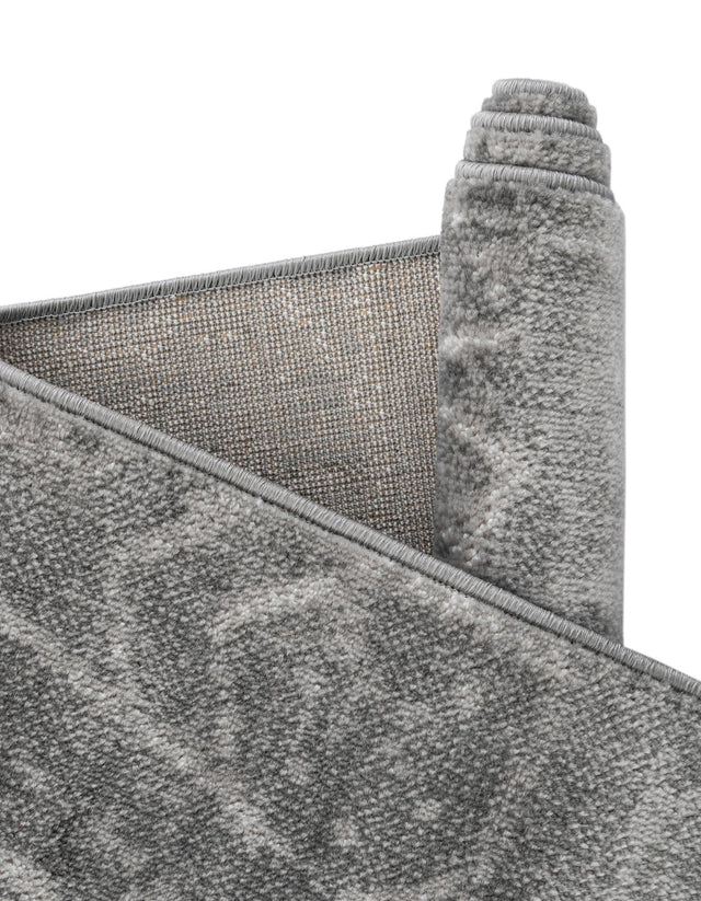 Dark Gray 5' 3 x 5' 3 Sofia Octagon Area Rug Durable Easy Clean Stain Resistant Unique Carpet for Affordable Interior Home Design for Sale at Rug Engine
