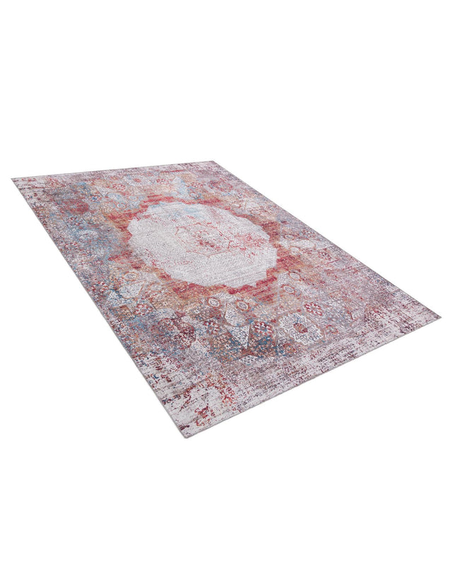 Washable Multicolor 7' 10 x 10' Yara Rectangle Area Rug Easy to Clean Stain Resistant & Durable Polyester & Chenille Carpet for Sale at Rug Engine