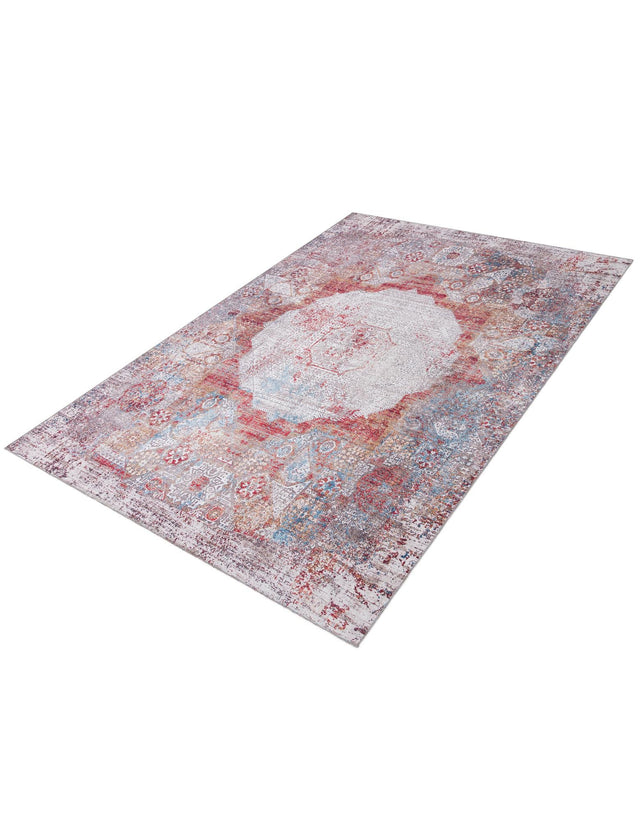 Washable Multicolor 7' 10 x 10' Yara Rectangle Area Rug Easy to Clean Stain Resistant & Durable Polyester & Chenille Carpet for Sale at Rug Engine