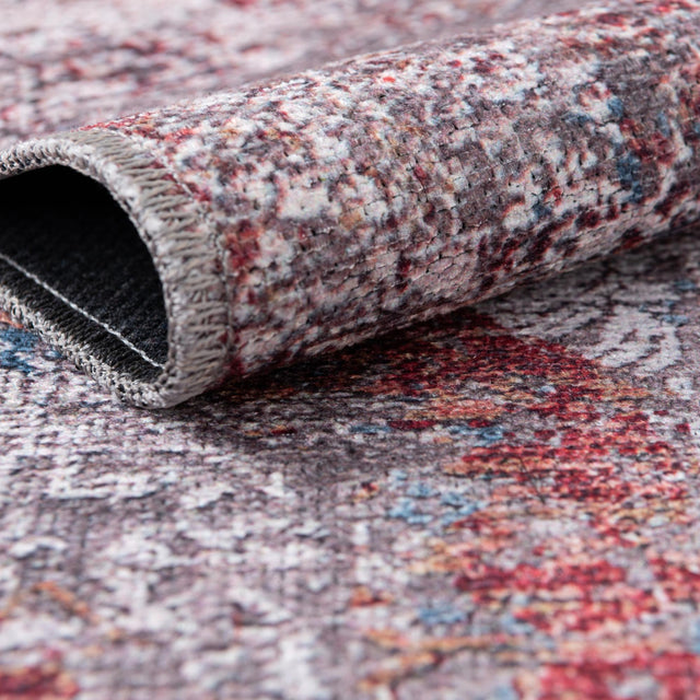 Washable Multicolor 7' 10 x 10' Yara Rectangle Area Rug Easy to Clean Stain Resistant & Durable Polyester & Chenille Carpet for Sale at Rug Engine