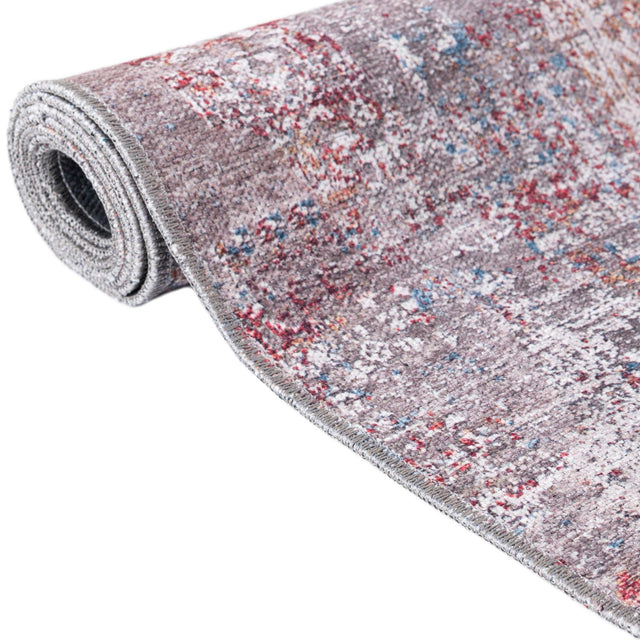 Washable Multicolor 7' 10 x 10' Yara Rectangle Area Rug Easy to Clean Stain Resistant & Durable Polyester & Chenille Carpet for Sale at Rug Engine