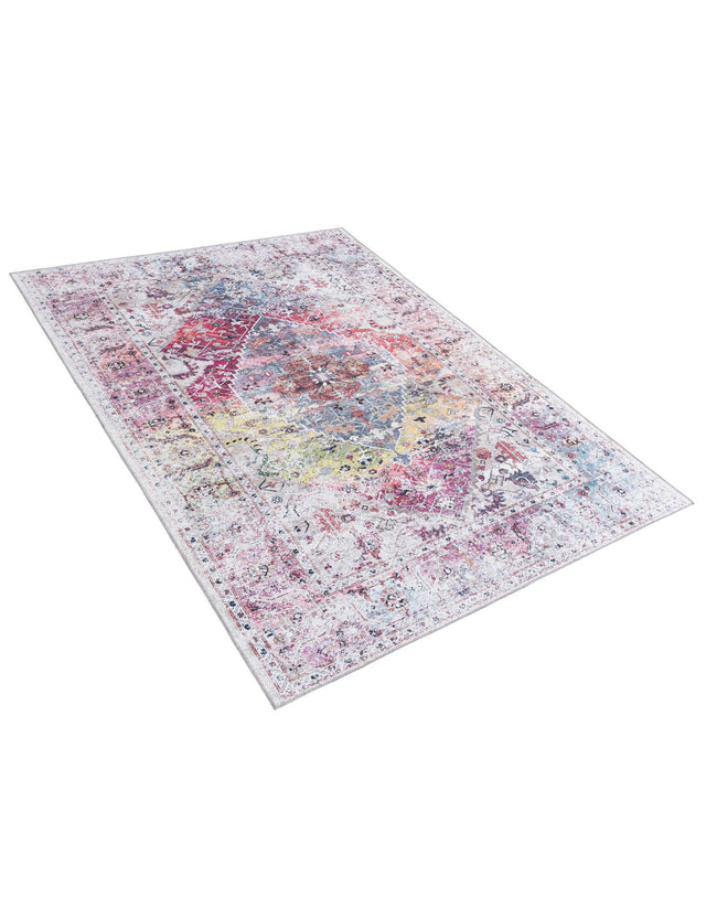 Washable Multicolor 6' x 9' Yara Rectangle Area Rug Easy to Clean Stain Resistant & Durable Polyester & Chenille Carpet for Sale at Rug Engine