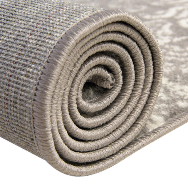 Light Gray 6' 1 x 6' 1 Sofia Octagon Area Rug Durable Easy Clean Stain Resistant Unique Carpet for Affordable Interior Home Design for Sale at Rug Engine