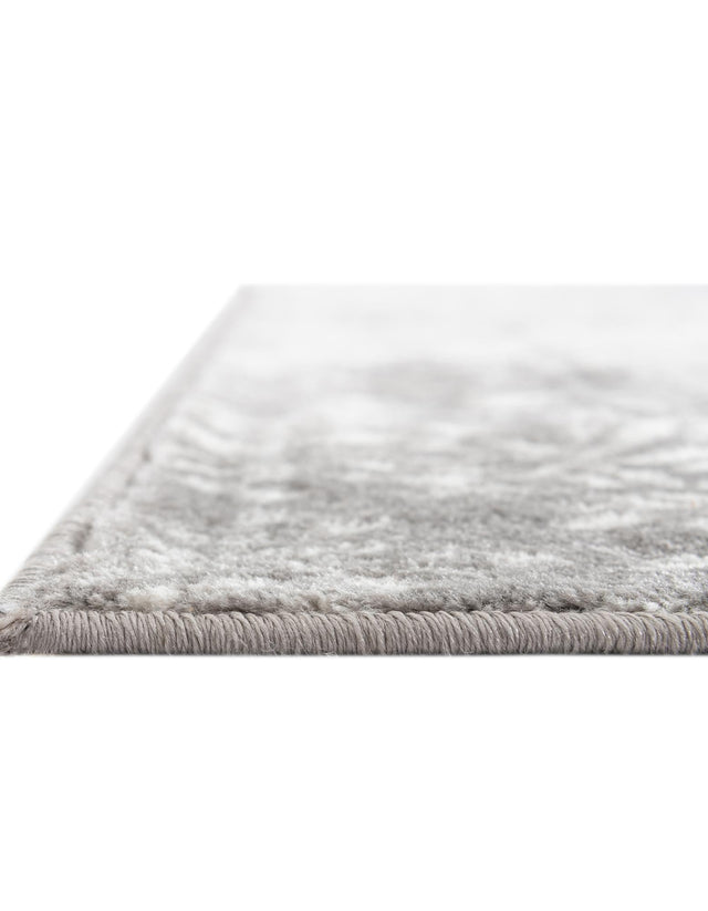 Light Gray 6' 1 x 6' 1 Sofia Octagon Area Rug Durable Easy Clean Stain Resistant Unique Carpet for Affordable Interior Home Design for Sale at Rug Engine