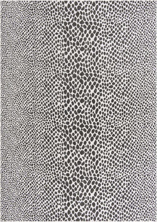 Black 10' x 14' 1 Jill Zarin Outdoor Rectangle Area Rug Weather Resistant for Patio, Deck, Terrace, Balcony, Porch Durable 100% Polypropylene Carpet for Outside for Sale at Rug Engine