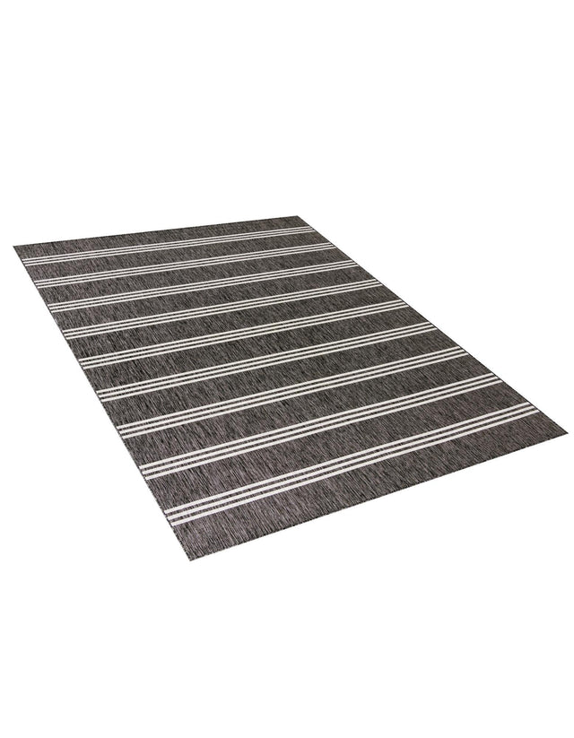 Charcoal 10' x 13' 1 Jill Zarin Outdoor Rectangle Area Rug Weather Resistant for Patio, Deck, Terrace, Balcony, Porch Durable 100% Polypropylene Carpet for Outside for Sale at Rug Engine