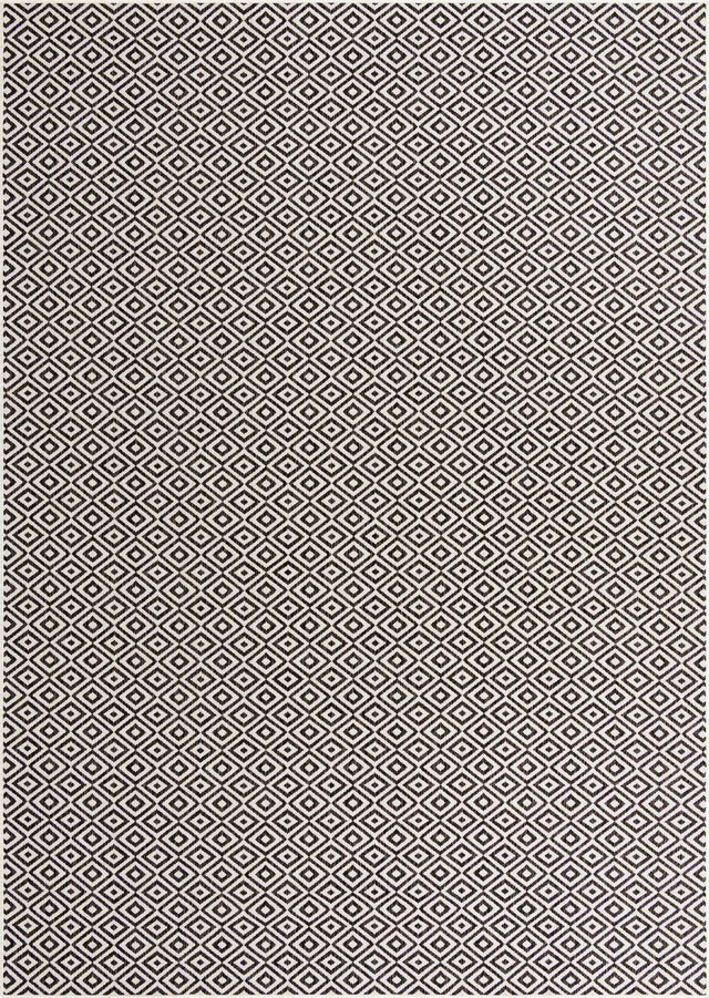 Charcoal Gray 10' x 14' 1 Jill Zarin Outdoor Rectangle Area Rug Weather Resistant for Patio, Deck, Terrace, Balcony, Porch Durable 100% Polypropylene Carpet for Outside for Sale at Rug Engine