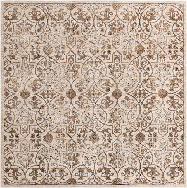 Dark Beige 10' 8 x 10' 8 Rushmore Square Area Rug 55% Polypropylene & 45% Polyester Durable Quality Carpet for Indoor Home Decorating for Sale at Rug Engine