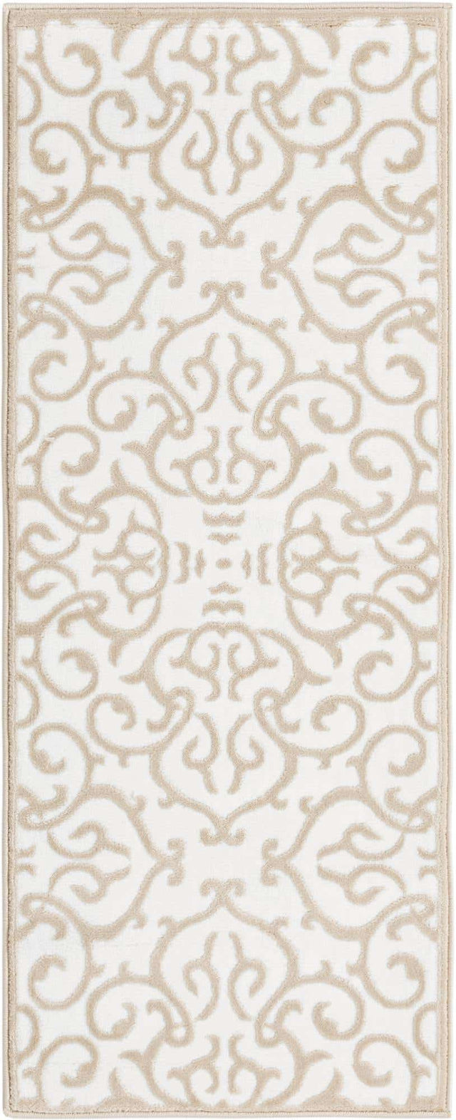 Snow White 2' x 5' 1 Rushmore Runner Area Rug 55% Polypropylene & 45% Polyester Durable Quality Carpet for Indoor Home Decorating for Sale at Rug Engine