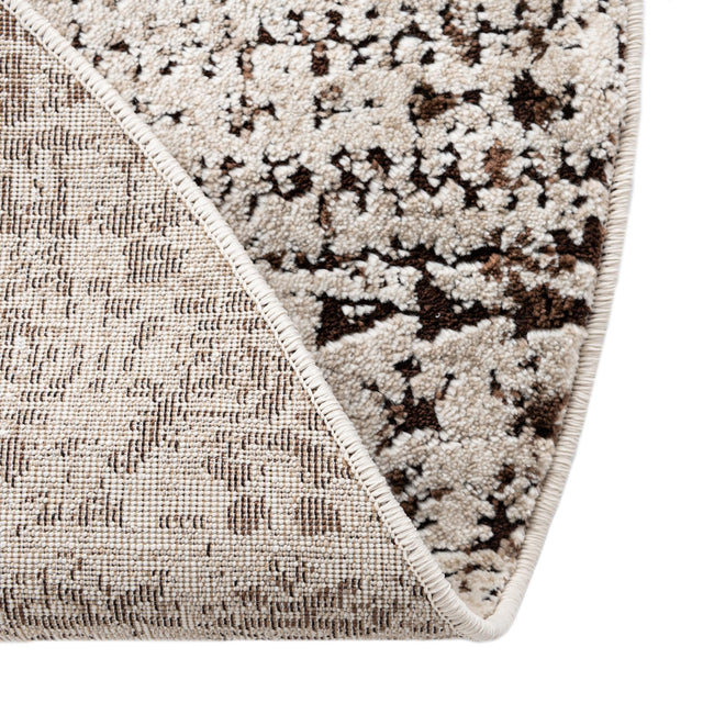 Chocolate Brown 2' x 3' Hermitage Oval Area Rug 55% Polypropylene & 45% Polyester Easy Clean Stain-Resistant Carpet for Living, Office, Dorm Rooms for Sale at Rug Engine