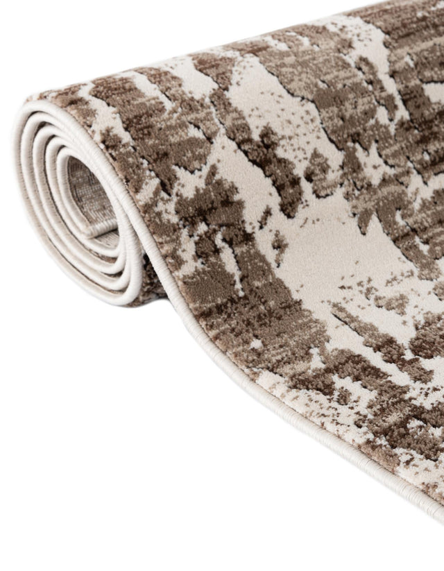 Chocolate Brown 7' x 10' Hermitage Oval Area Rug 55% Polypropylene & 45% Polyester Easy Clean Stain-Resistant Carpet for Living, Office, Dorm Rooms for Sale at Rug Engine