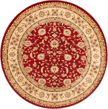 Red 10' x 10' Voyage Round Area Rug
