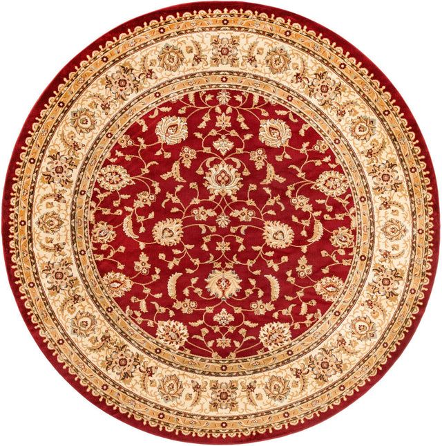 Red 10' x 10' Voyage Round Area Rug