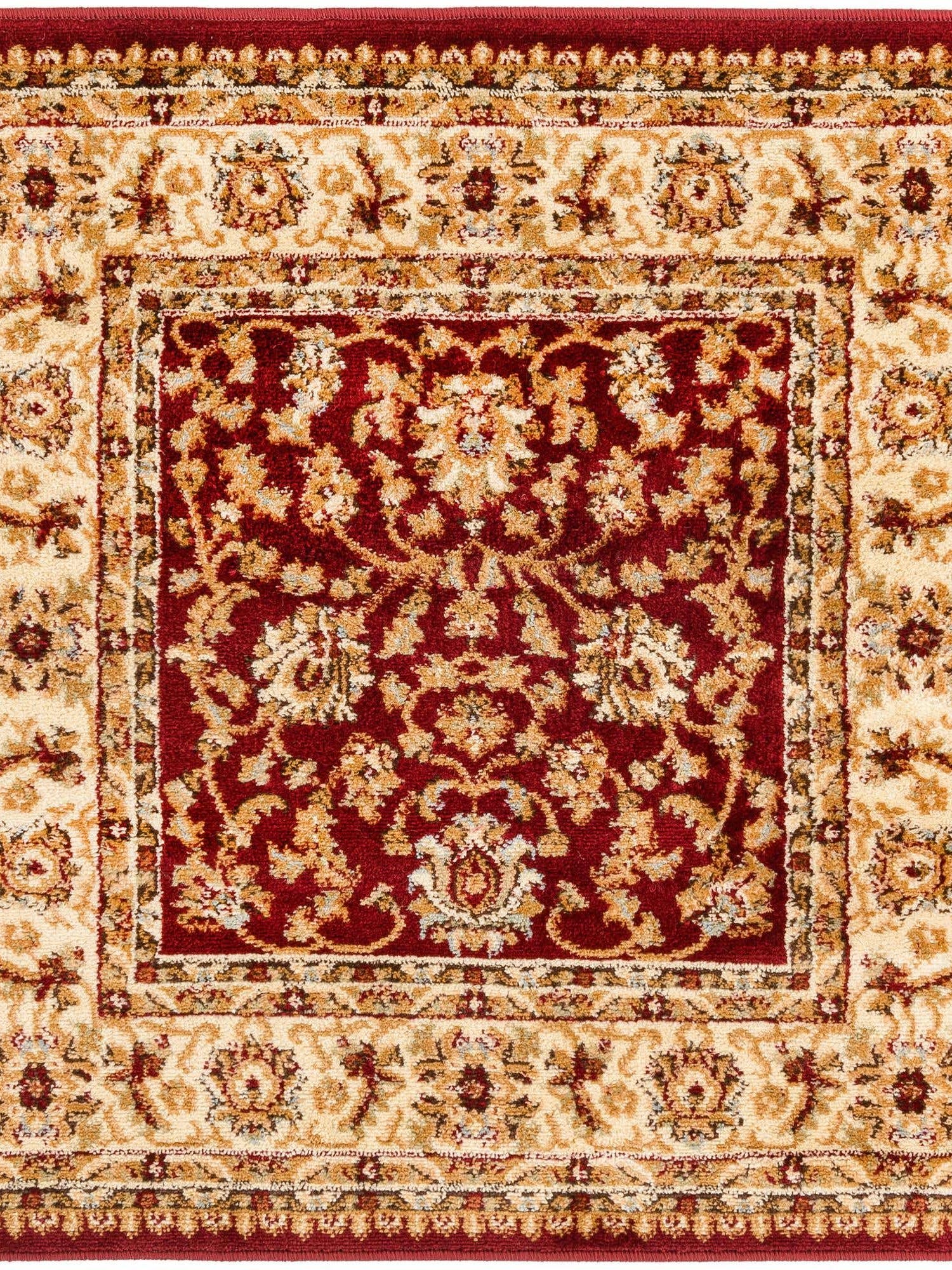 Red 3' 1 x 3' 1 Voyage Square Area Rug