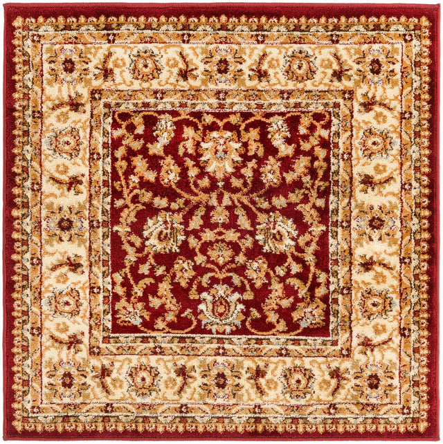 Red 3' 1 x 3' 1 Voyage Square Area Rug