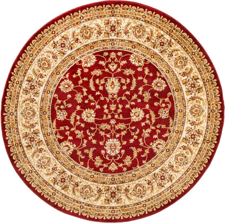 Red 7' 1 x 7' 1 Voyage Round Area Rug