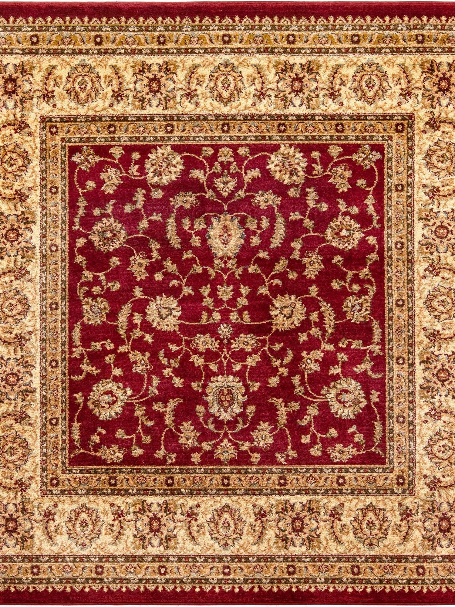 Red 7' 1 x 7' 1 Voyage Square Area Rug