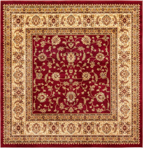 Red 7' 1 x 7' 1 Voyage Square Area Rug