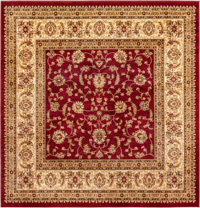 Red 7' 1 x 7' 1 Voyage Square Area Rug