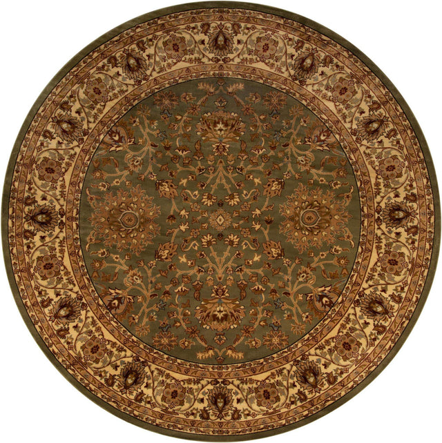 Light Green 13' 1 x 13' 1 Voyage Round Area Rug