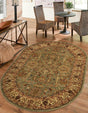 Light Green 4' 1 x 6' 1 Voyage Oval Area Rug
