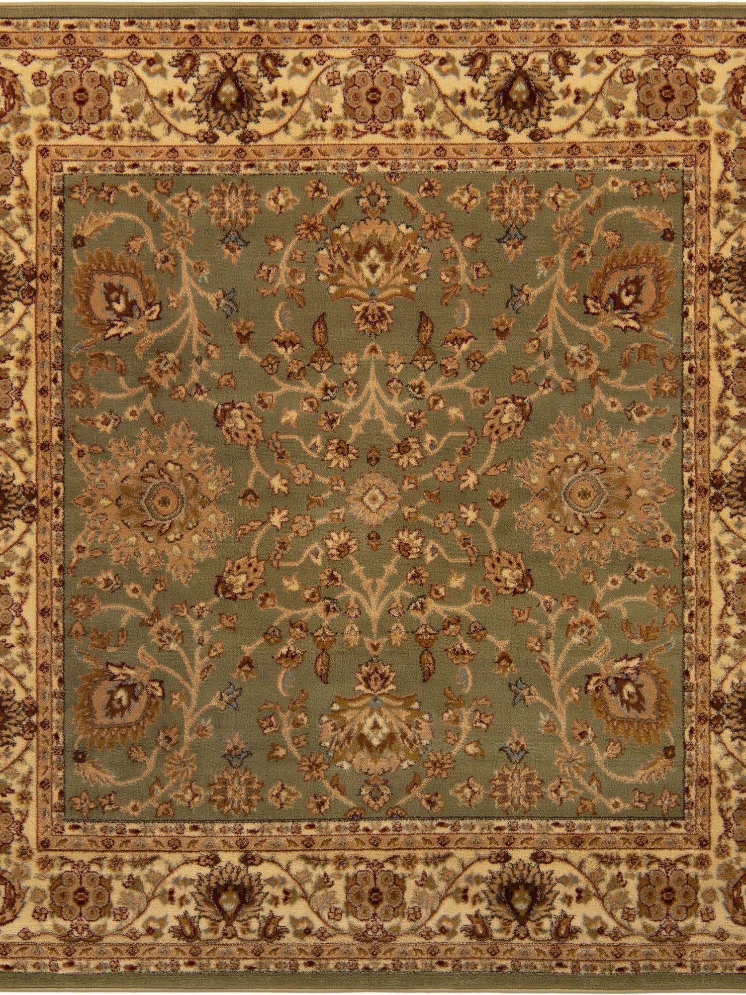 Light Green 7' 1 x 7' 1 Voyage Square Area Rug