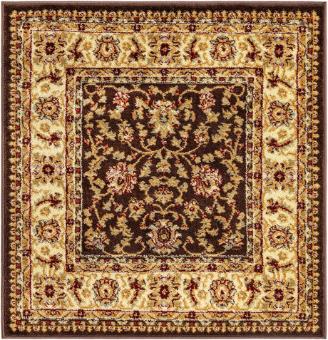 Brown 3' 1 x 3' 1 Voyage Square Area Rug