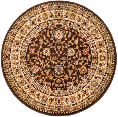 Brown 4' 1 x 4' 1 Voyage Round Area Rug