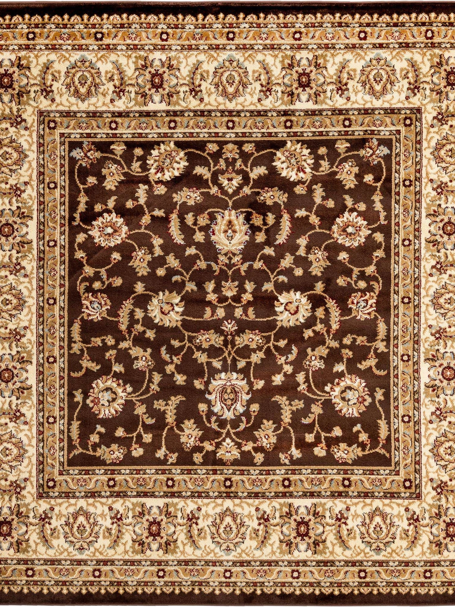Brown 7' 1 x 7' 1 Voyage Square Area Rug