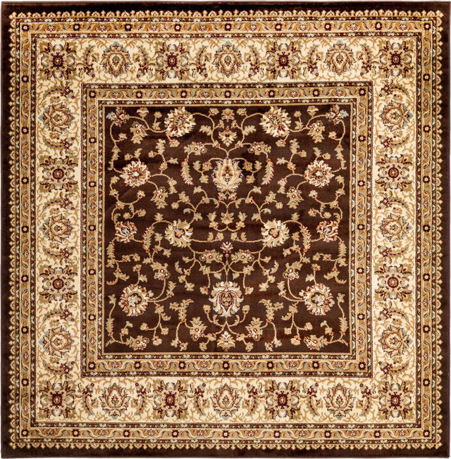 Brown 7' 1 x 7' 1 Voyage Square Area Rug