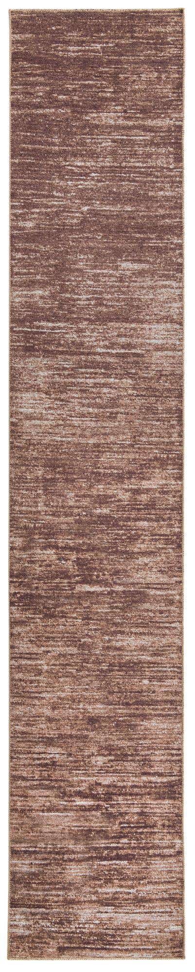 Brown 2' 6 x 14' Asha Runner Area Rug 100% Chenille Cotton Easy Clean Indoor Living Dining Bedroom Office Carpet for Sale at Rug Engine