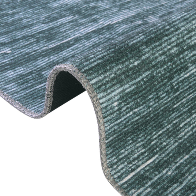 Teal 7' 7 x 7' 7 Asha Octagon Area Rug 100% Chenille Cotton Easy Clean Indoor Living Dining Bedroom Office Carpet for Sale at Rug Engine