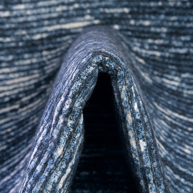 Blue 5' x 8' Asha Oval Area Rug 100% Chenille Cotton Easy Clean Indoor Living Dining Bedroom Office Carpet for Sale at Rug Engine