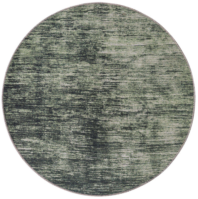 Green 3' 6 x 3' 6 Asha Round Area Rug 100% Chenille Cotton Easy Clean Indoor Living Dining Bedroom Office Carpet for Sale at Rug Engine