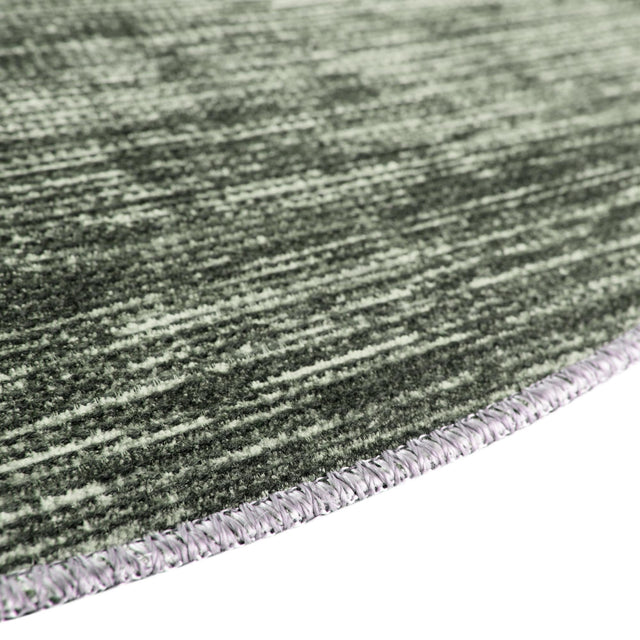 Green 3' 6 x 5' 6 Asha Oval Area Rug 100% Chenille Cotton Easy Clean Indoor Living Dining Bedroom Office Carpet for Sale at Rug Engine