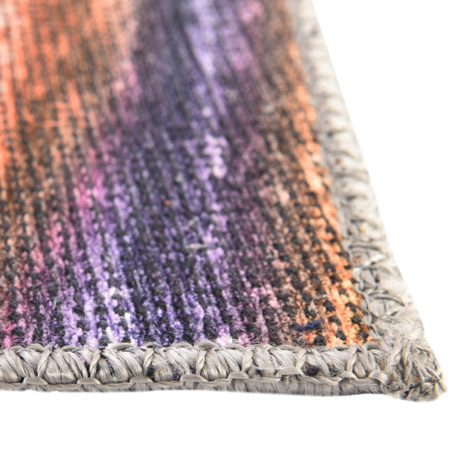 Multicolor 8' 4 x 12' Asha Rectangle Area Rug 100% Chenille Cotton Easy Clean Indoor Living Dining Bedroom Office Carpet for Sale at Rug Engine